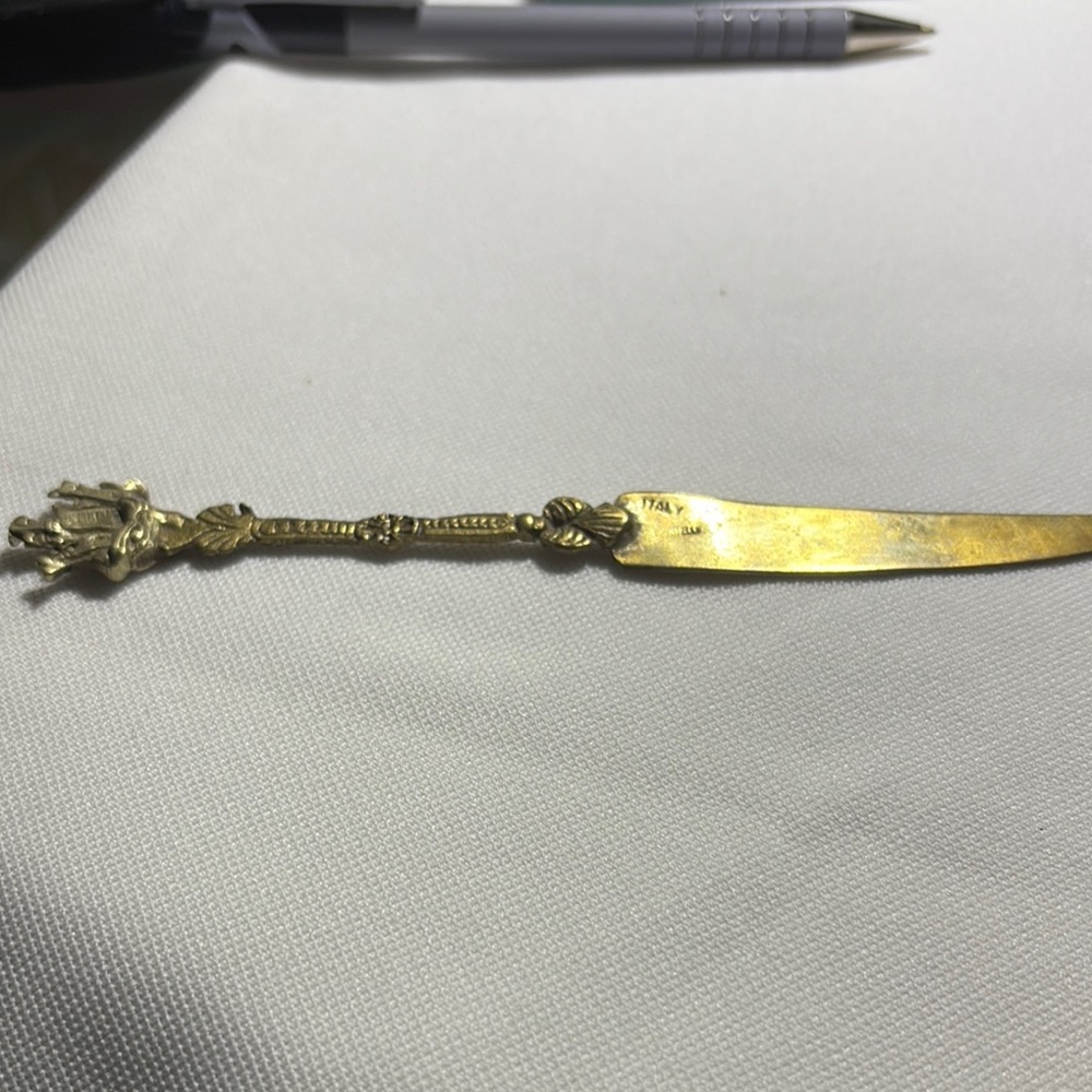 Vintage Gold-Toned Letter Opener